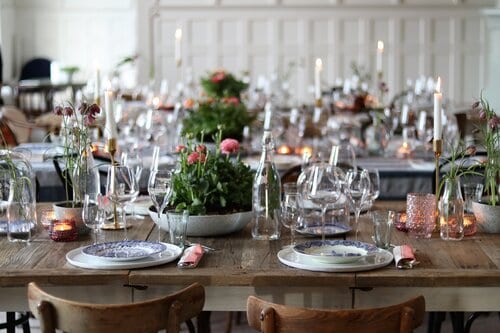 Fin dukning Villa Strömsfors