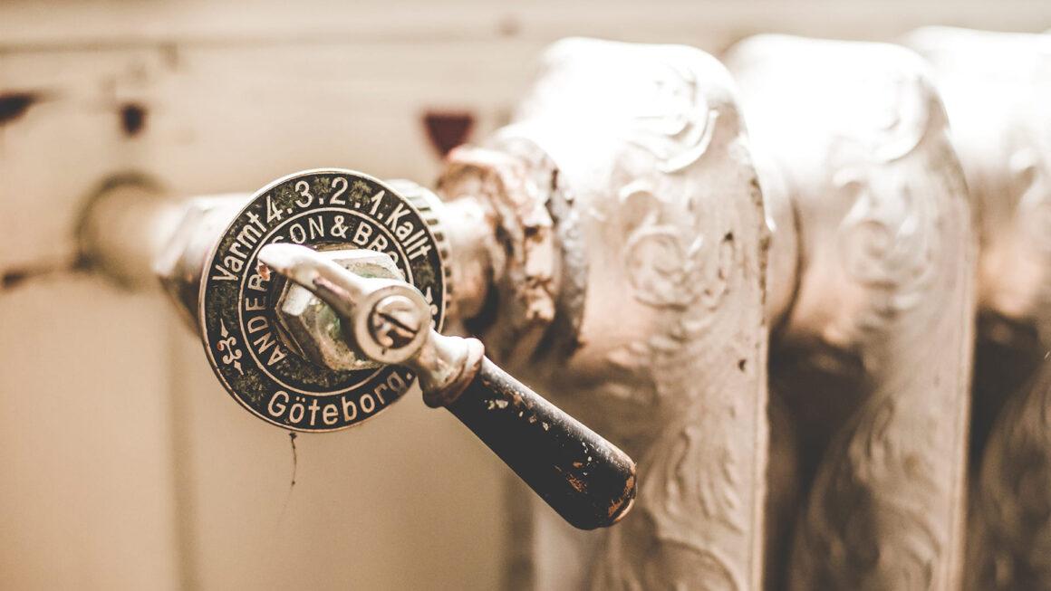 Gammalt element villa Strömsfors