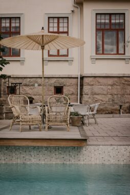 Vid poolen Villa Strömsfors